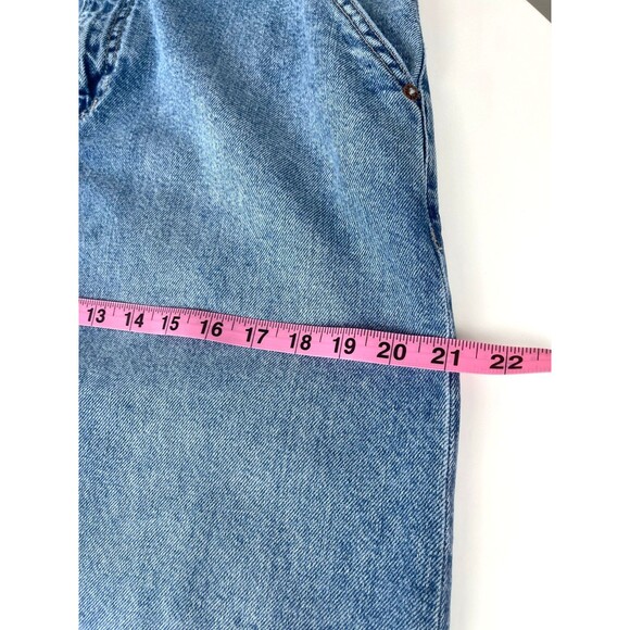 Free People / We The Free Wild Roses Denim Midi Skirt Sz 29 Boho Hipster Retro - Picture 10 of 16